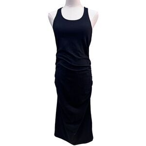 michael stars ruched racerback dress Michael Stars Scoop Neck Racerback Dress in Emerald